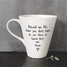 Porcelain mug - Friends are stars