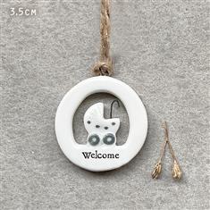 Cut out hanger-Welcome