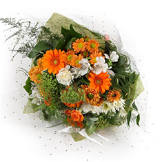 Tangerine Meadow Tied Bunch