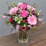 Pink is the new Green! Eco Friendly Floral Vase