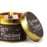 Tin Christmas Pudding Scented Candle 