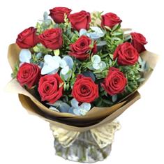 Dozen Luxe Rose Bouquet 