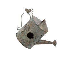 Watering Can Birdhouse Green