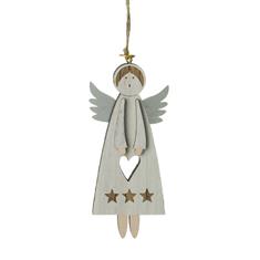 Hanging Wooden Angel