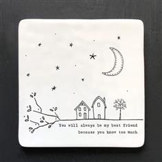 Twig coaster-Always my best friend