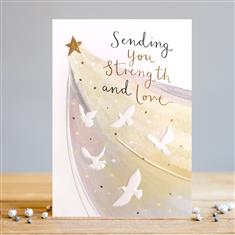 Love and Strength greetings Card 