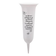 THOUGHTS OF YOU VASE LIFE WITH A BLESSING
