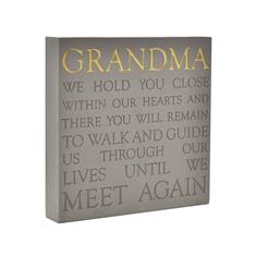 MEMORIAL SQUARE PLAQUE - GRANDMA