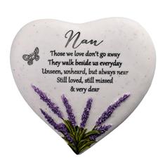 THOUGHTS OF YOU HEART STONE LAVENDER - NAN