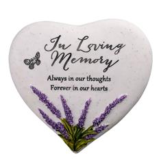 THOUGHTS OF YOU HEART STONE - LOVING MEM