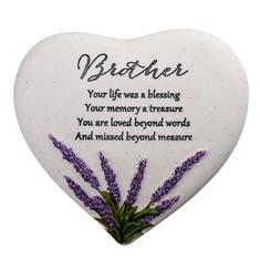 THOUGHTS OF YOU HEART STONE - BROTHER