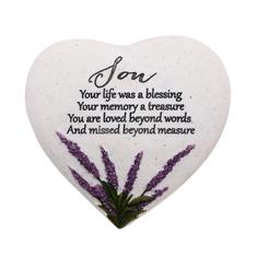 THOUGHTS OF YOU HEART STONE LAVENDER - SON