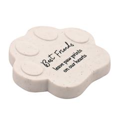 THOUGHTS OF YOU PET MEMORIAL PAW PLAQUE - SMALL