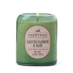 Vista 5 oz Glass Candle Cactus Green - Cactus Flower &amp; Aloe