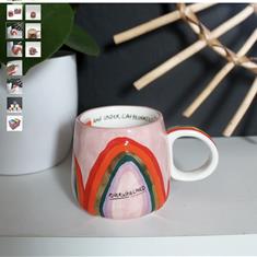 Small Talk Mug  Overwhelmed and Under Caffeinated