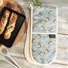 Robin &amp; Eucalyptus Cotton Double Oven Glove