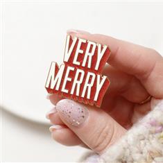 Very Merry Enamel Pin