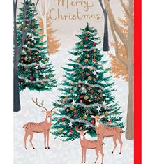 Merry Christmas Deer Christmas Card