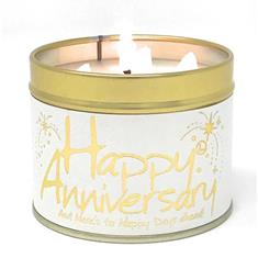 Happy Anniversary Tin Candle