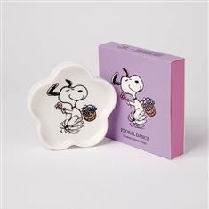 Peanuts Flower Trinket Dish Floral Dance