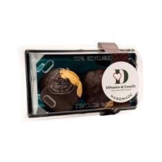Swiss dark choc cream filled Bigne in 2pc gift box
