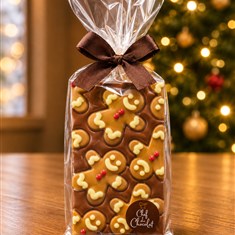 Gingerbread Man Decorated Milk Chocolate 